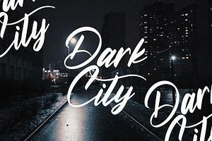 Nighttime - Modern Script Font