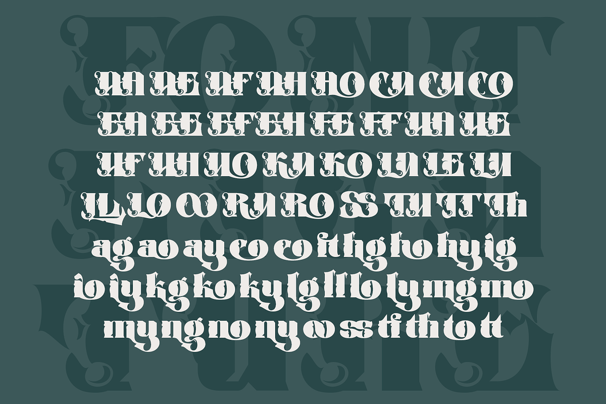 Puhyaka Mythology Font, a Blackletter Font by TypeClassHeroes (Photo 14 of 15)