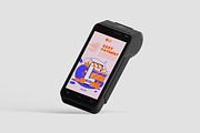 Pos terminal mockup 6 PSD, a Wearable Device Mockup by GraphicVil (Thumbnail 8 of 9)