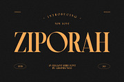 Ziporah Elegant Serif Font, a Serif Font by Graphicxell (Thumbnail 1 of 10)