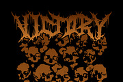 Zanaz - Deathmetal Font, a Blackletter Font by Garisman Std (Thumbnail 7 of 8)