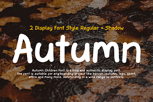 Autumn Children - Display Font