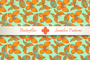 Butterflies seamless patterns, a Pattern Graphic by Patternalized (Thumbnail 5 of 5)