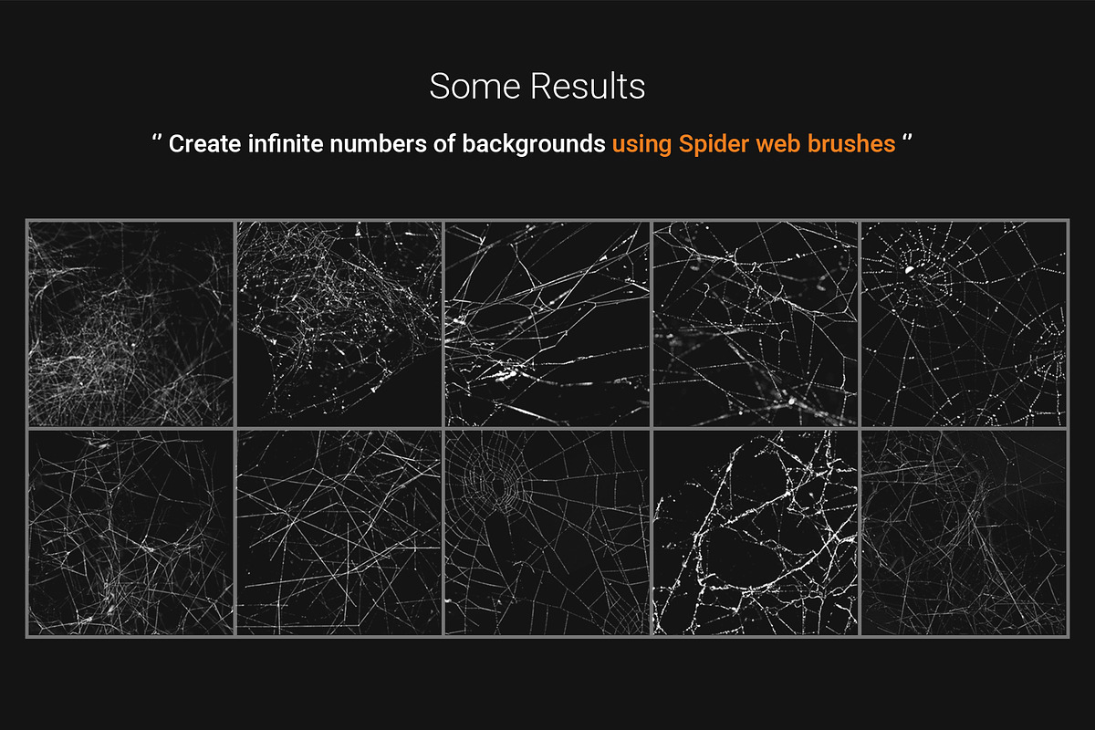 Spider Web brushes, a Brush Add-On by Mohamed Saber (Photo 5 of 6)