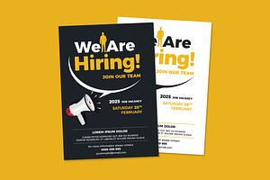 We Are Hiring - Flyer