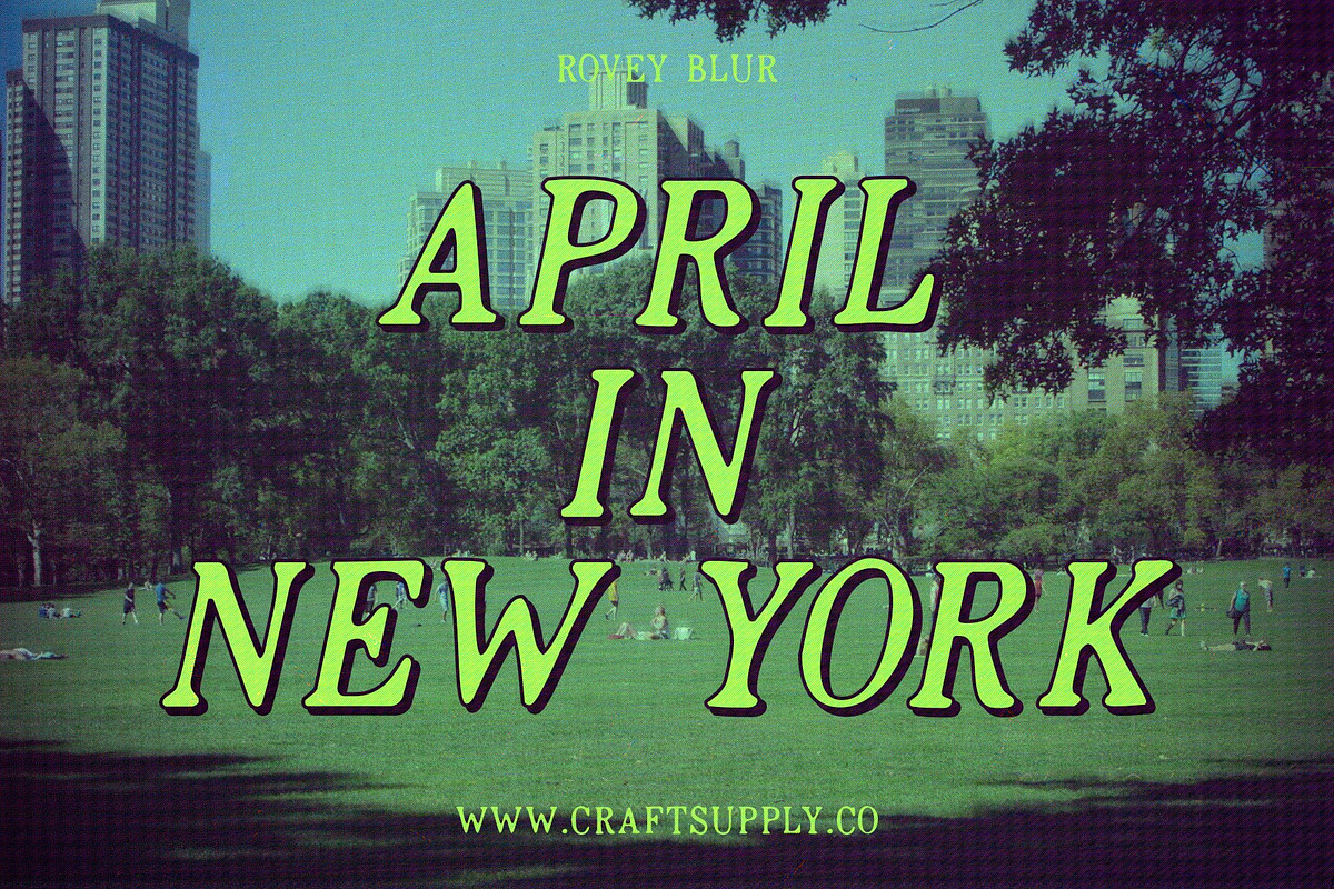 Rovey Blur, a Serif Font by Craft Supply Co. (Photo 7 of 8)