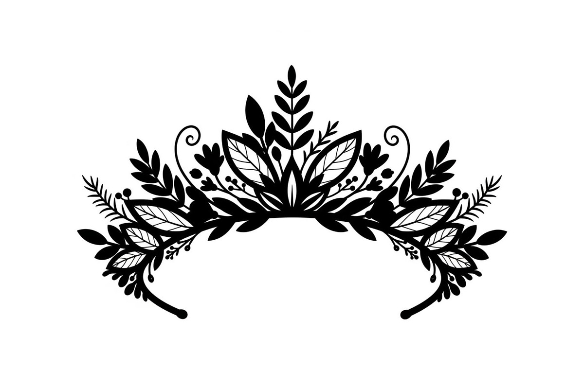 Floral Ornament Silhouette Bundle, an Illustration by BIPLOB EXPERT (Photo 38 of 51)