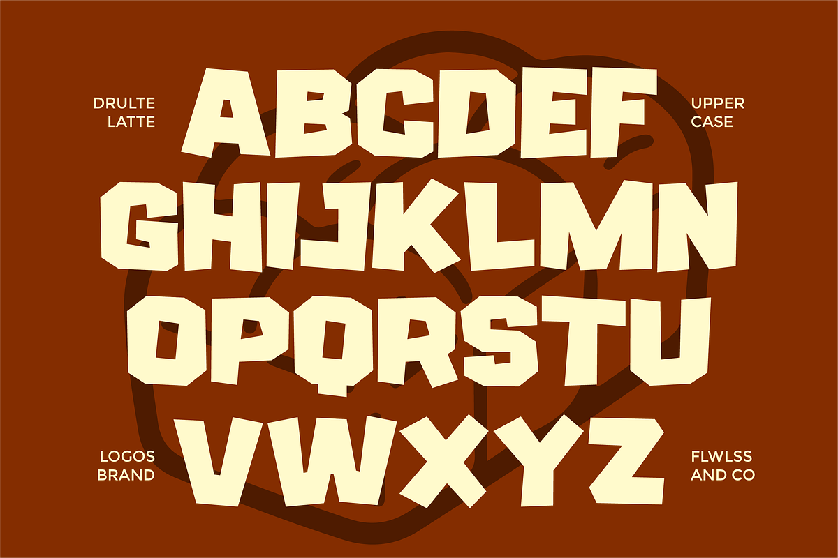 Drulte Latte - Bold Display Font, a Sans Serif Font by Flawless And Co (Photo 7 of 10)
