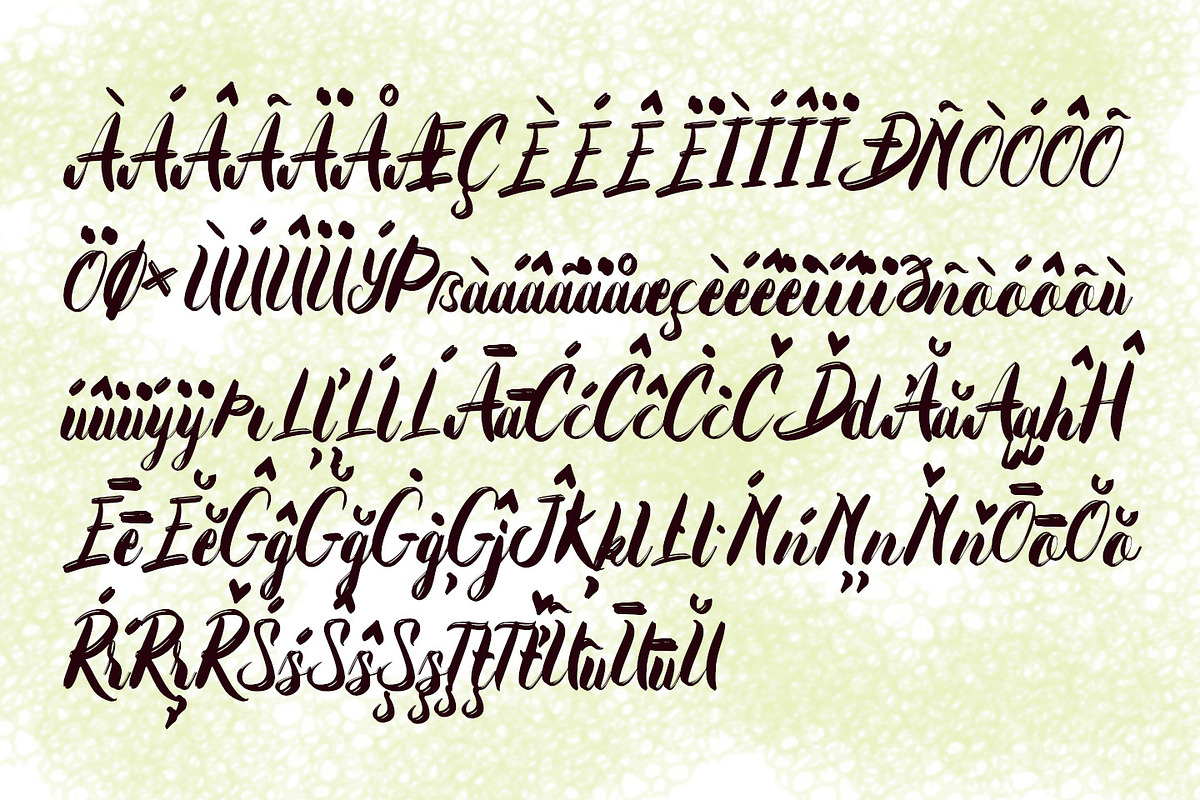 Emphasize hand brush script, a Script Font by SSI.Scraps (Photo 19 of 20)