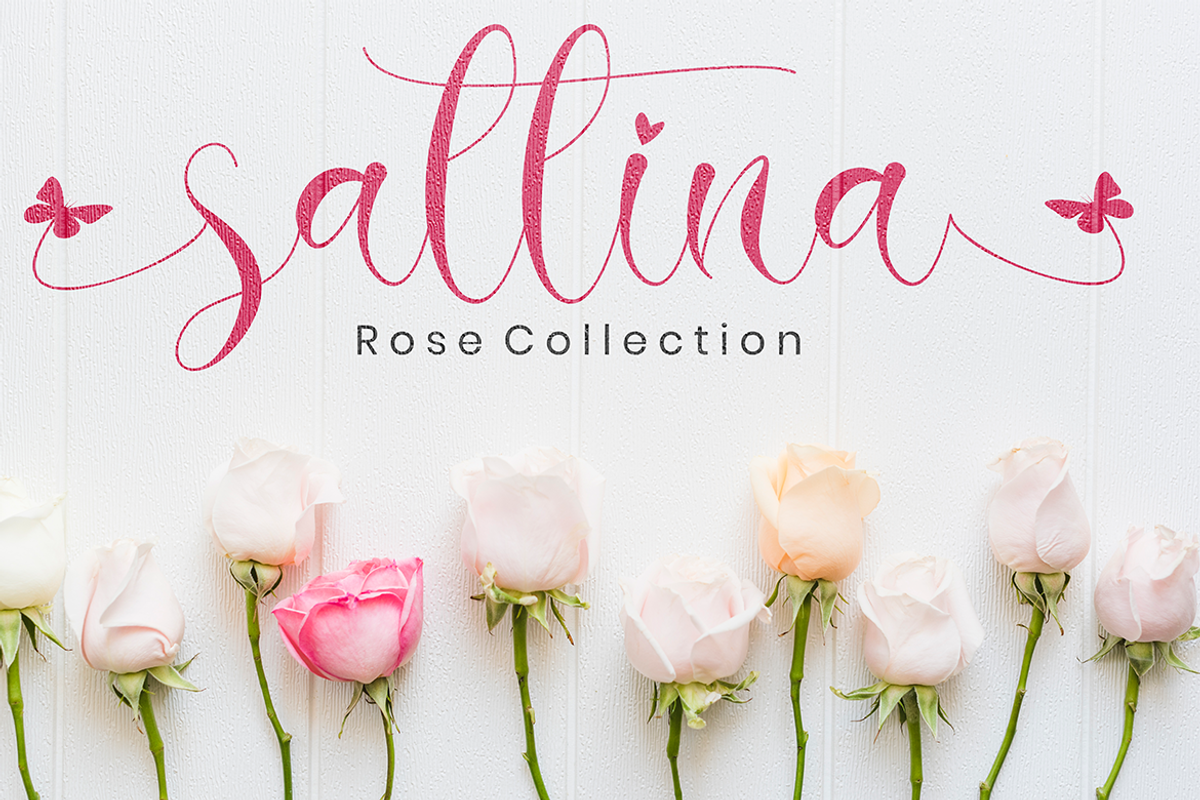 Medika Butterfly Love Calligraphy, a Script Font by MC Creative (Photo 6 of 9)