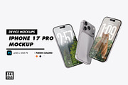 iPhone 17 Pro Mockup, a Product Mockup by itefan Studio (Thumbnail 1 of 3)