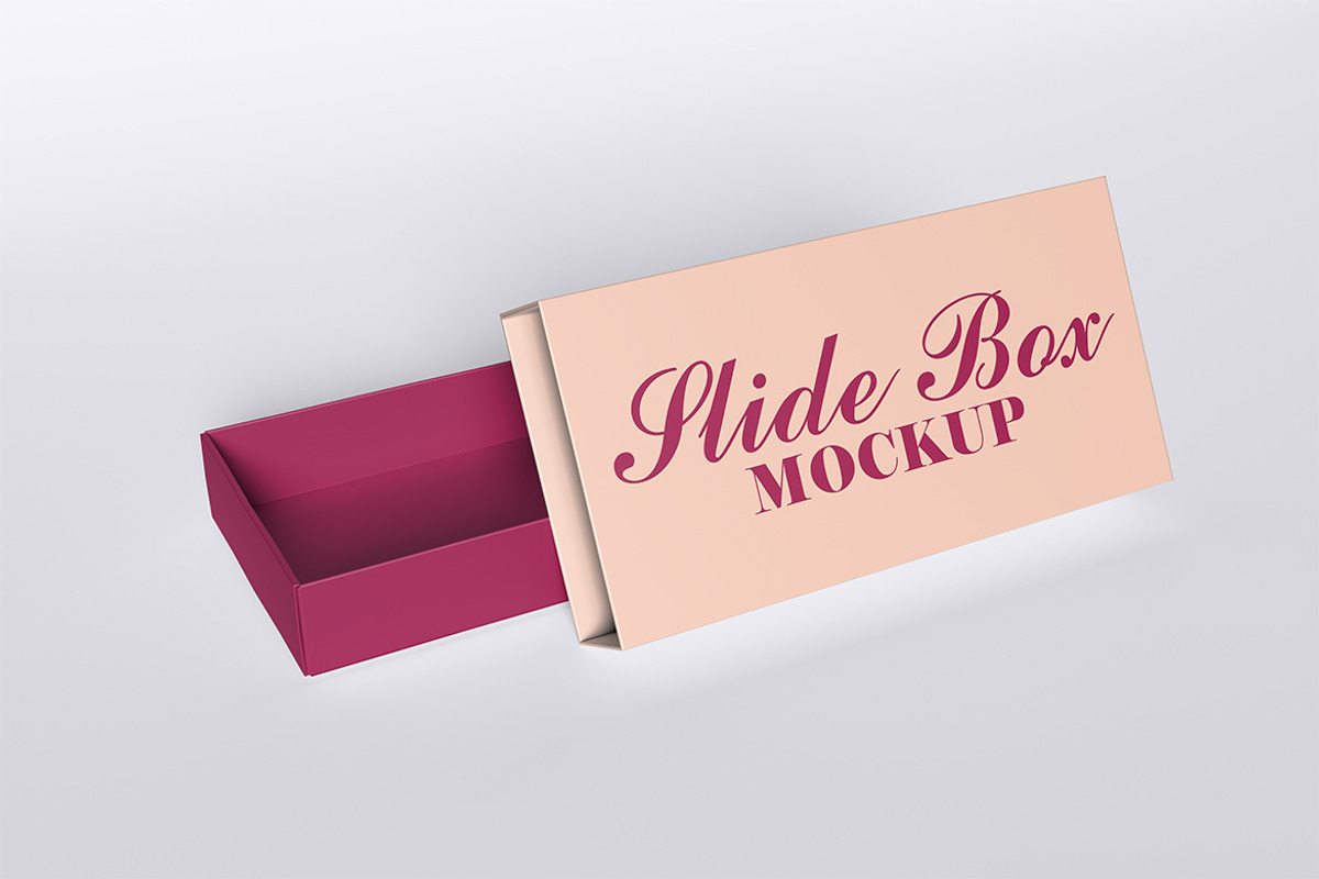 Slide Box Mockup, an Advertising Mockup by xavier_studio (Photo 2 of 5)