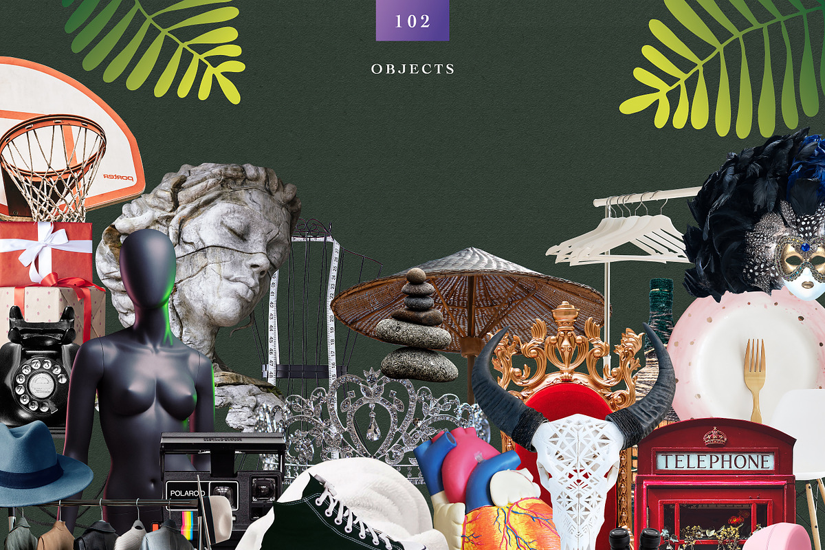COLLAGE CREATOR «THE BEAUTY», an Object Graphic by WildStrawberry Magic (Photo 3 of 30)