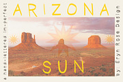 Arizona Sun a slightly wobbly Serif, a Handwritten Font by Eryn Rose Design (Thumbnail 13 of 13)