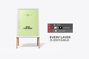 Advertising Banner A Stand Mockup, an Advertising Mockup by Ram Studio LLC (Thumbnail 2 of 7)