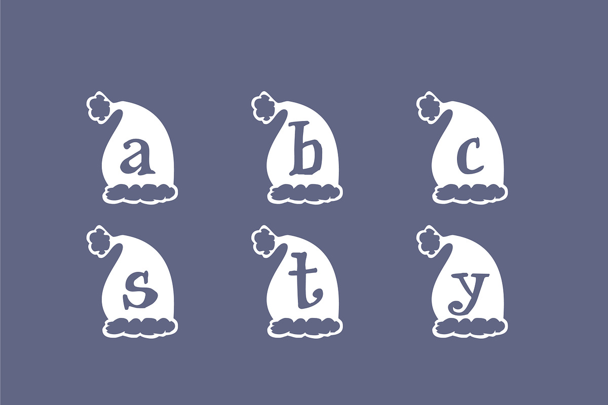 Holiday Cap Font, a Sans Serif Font by Photoshop Action (Photo 8 of 8)
