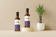 7 in 1 Amber Glass Cosmetic Bundle, a Cups & Container Mockup by pmvch (Thumbnail 69 of 106)