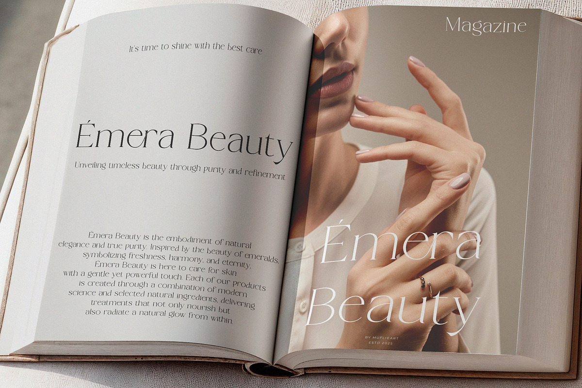 Cremore - Luxury Serif Typeface, a Serif Font by Muflieart (Photo 5 of 10)