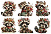 Whimsical Mother's Day Raccoon Clipa, an Illustration by Daily.Designs (Thumbnail 7 of 8)