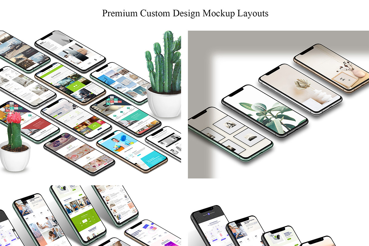 ALL 3D iPHONE MOCK-UP BUNDLE VOL-I3, an iPhone Mockup by Graphicsworld125 (Photo 5 of 22)