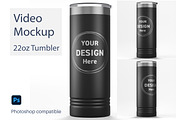 22oz Laser Engraved Tumbler Mockup, a Cups & Container Mockup by MockupsBox (Thumbnail 1 of 8)