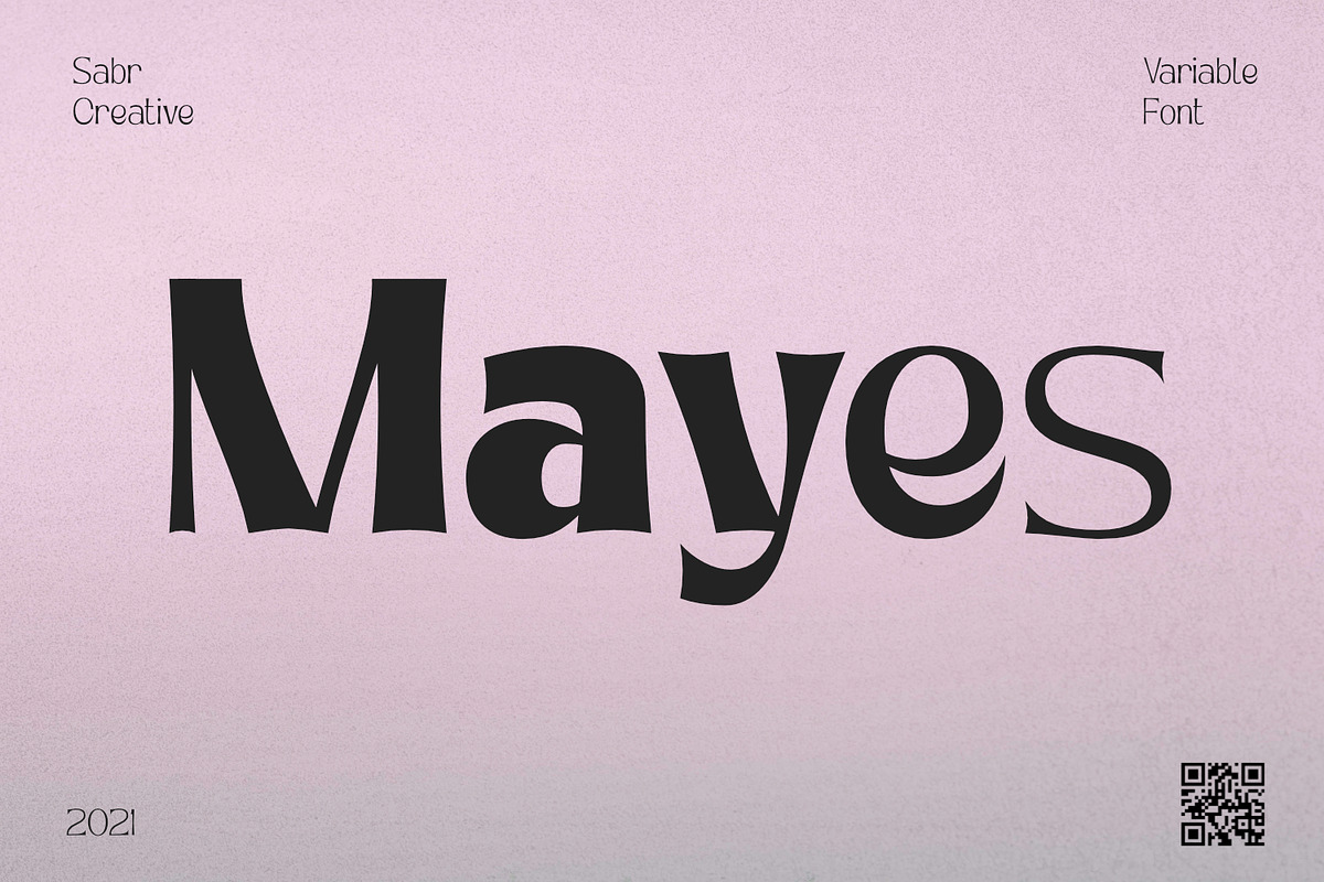 Mayes - Variable Font, a Serif Font by sabrcreative (Photo 1 of 13)