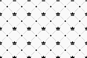 Seamless crown pattern background, a Pattern Graphic by Neopat (Thumbnail 6 of 9)