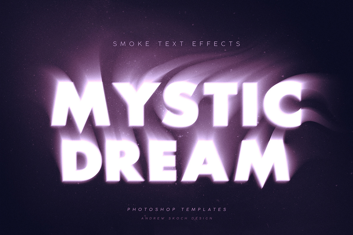 Smoke Effects for Text and Logos, a Layer Style Add-On by Andrew Skoch Design (Photo 3 of 9)
