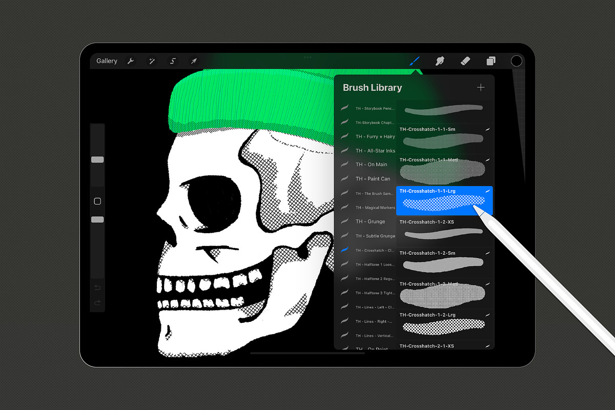 Supertones Procreate Brushes, a Brush Add-On by Tim Hankins Design (Photo 2 of 5)