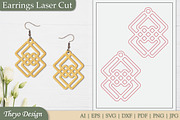 Abstract celtic Earrings Laser Cut, an Illustration by Theyo Design (Thumbnail 11 of 13)