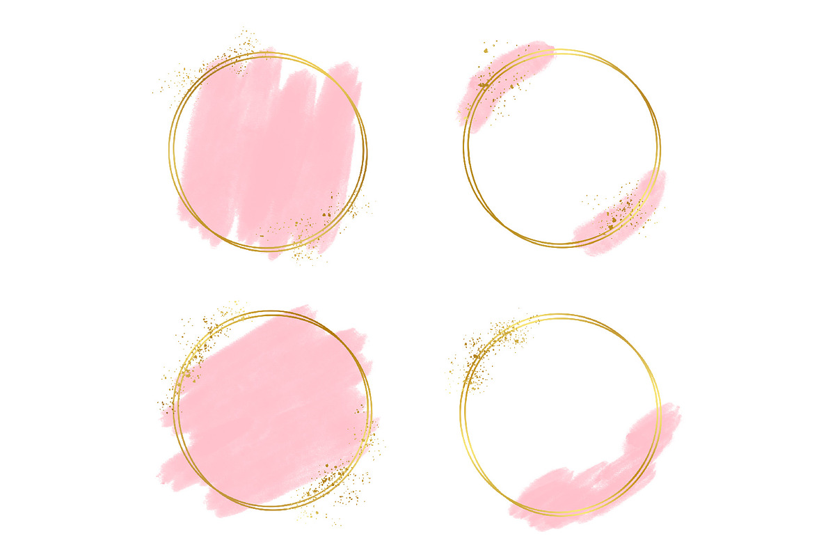 Circle frame watercolor, a Background Graphic by Syaeful Anas (Photo 3 of 4)