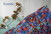 Sapphire Jungle, a Texture Illustration by ilustrinna (Thumbnail 5 of 8)