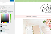 Wordpress Theme Billie, a WordPress Template by HelloYay (Thumbnail 2 of 2)