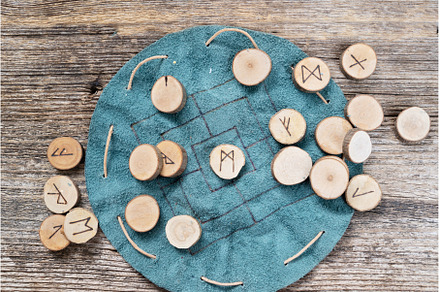 Handmade runes for fortunetelling, an Architecture Photo by Neirfy