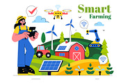 10 Smart Farming Technology, a Technology Illustration by denayunebgt (Thumbnail 4 of 4)