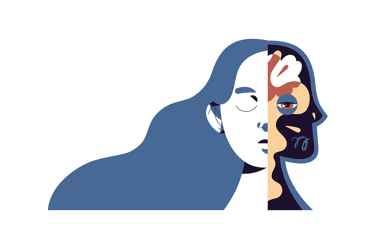 Psychotherapy, psychology concept, a Healthcare Illustration by PaperTrident (Photo 2 of 10)
