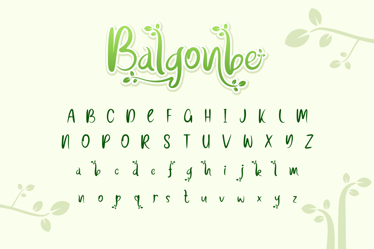Balgonbe Font, a Handwritten Font by Onotype (Photo 5 of 6)