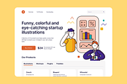 Clusck 2.0! Illustration Kit, a Templates & Theme by ls-illustrations (Thumbnail 2 of 6)