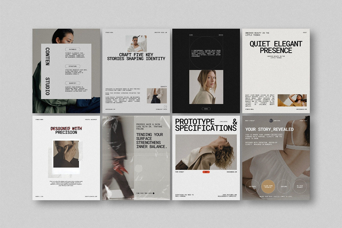ZENO | Instagram Post Bundle, a Social Media Template by The Aesthetic Studio (Photo 3 of 10)