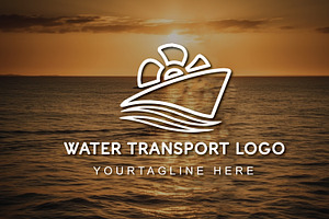Water Transport Logo, a Branding & Logo Template by FusionadCreates