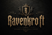 Ravenkroft — Gothic Blackletter Font, a Blackletter Font by Wow Magic (Thumbnail 3 of 5)