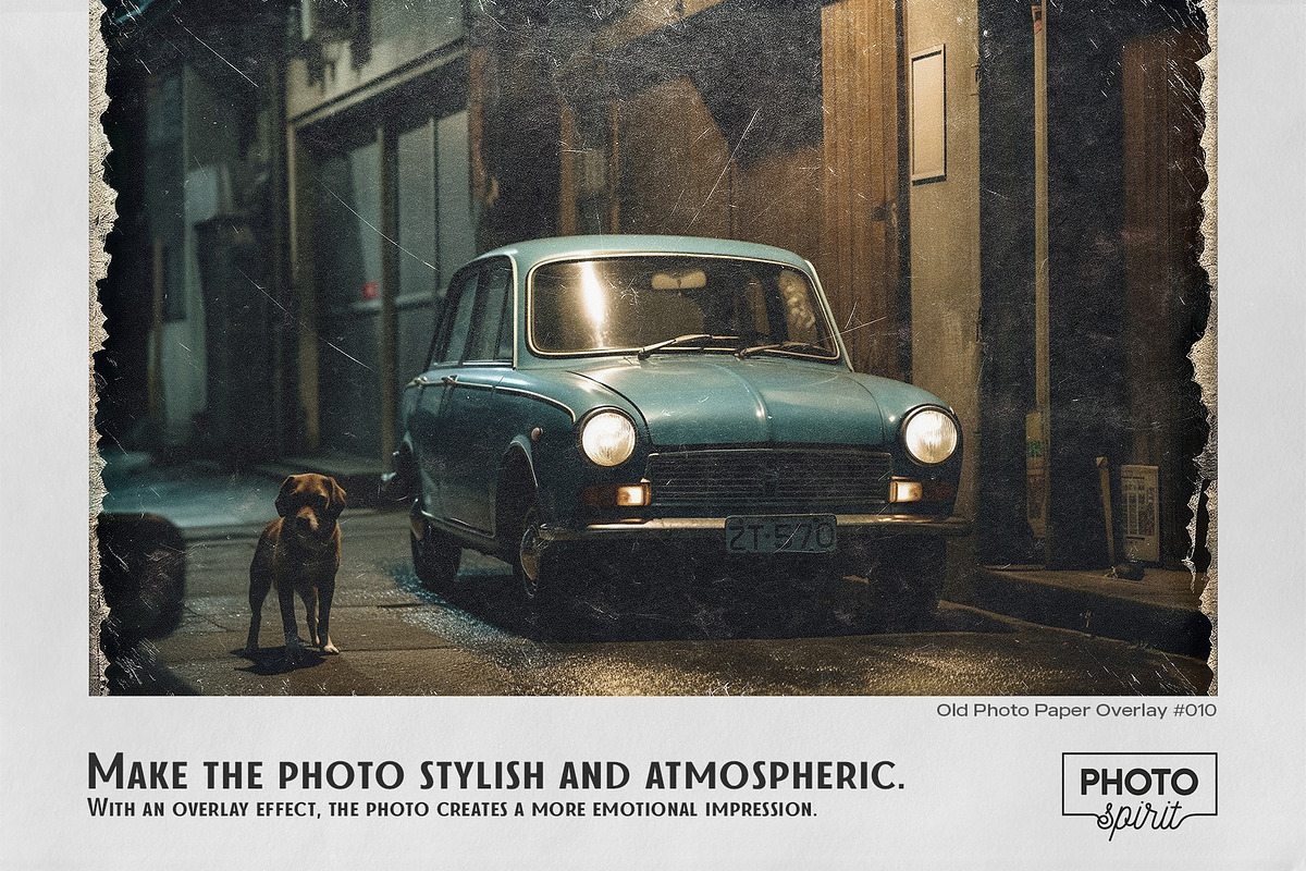 Old Photo Paper Effect Overlays, a Brushes & More by PhotoSpirit (Photo 6 of 9)