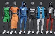 Female mannequin in clothes POSE 1, a Characters & Person 3D Model by mrGarret (Thumbnail 1 of 45)