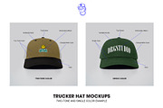 TRUCKER HAT MOCKUPS, a Hat Mockup by made_by_nope (Thumbnail 2 of 6)