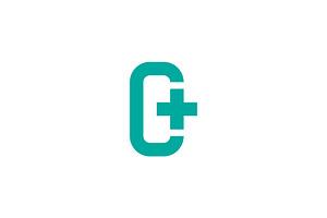 letter C medical health plus logo, a Branding & Logo Template by kurostd