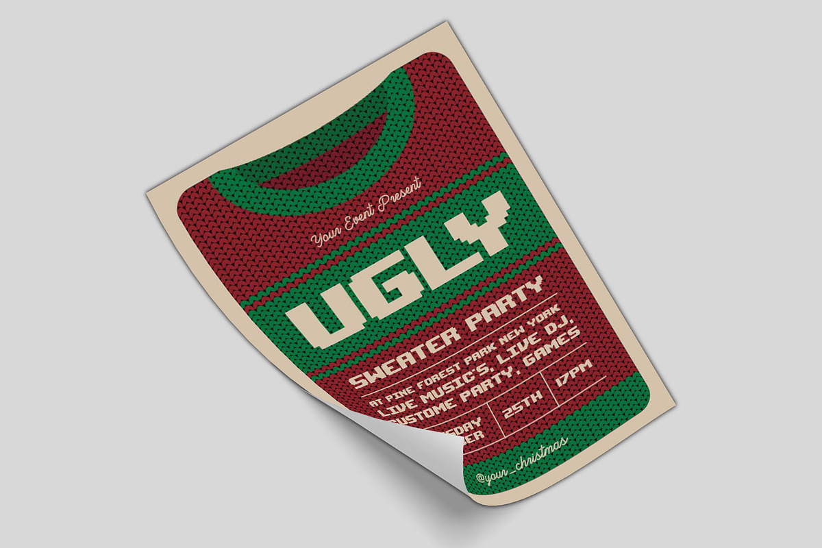 Ugly Sweater, a Flyer Template by Graphr (Photo 3 of 3)