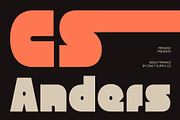 CS Anders – Bold Font, a Sans Serif Font by Craft Supply Co. (Thumbnail 1 of 8)