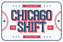 Chicago Shift - Sport Font