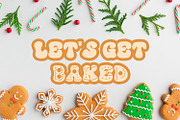 Gingerbread Nelly - A Christmas Font, a Handwritten Font by Freeling Design House (Thumbnail 5 of 5)
