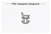 Chair Icons Line Illustration, an Outline Icon by Designfour (Thumbnail 2 of 7)